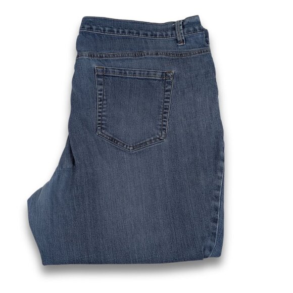 Gloria Vanderbilt Amanda Classic Tapered Jeans Medium Wash Sz 22W (40" waist) - Picture 1 of 9